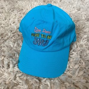 Light blue hat